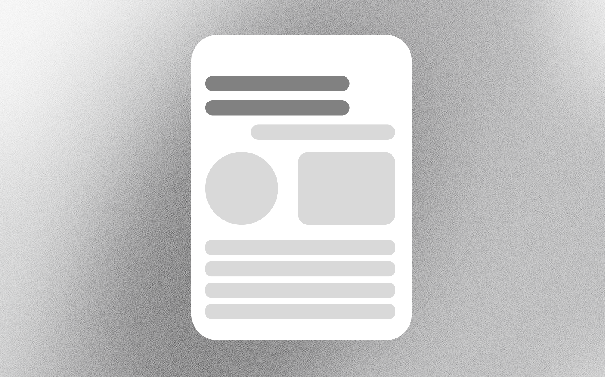 Illustration of a phone filled with information