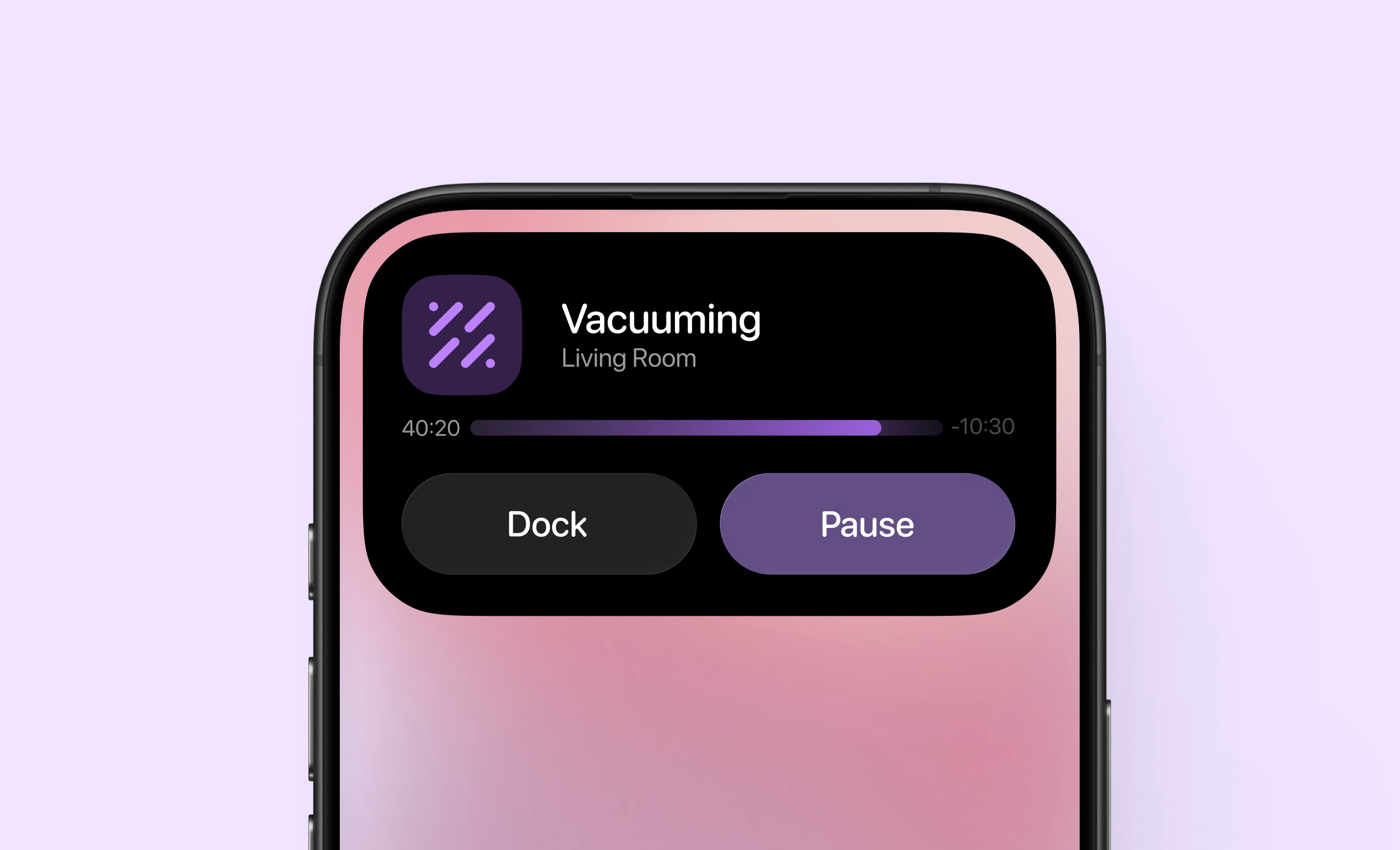 SharkNinja robot vacuum mobile interface